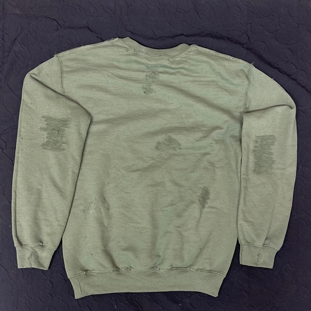 Good X Evil Distressed Sweatshirt