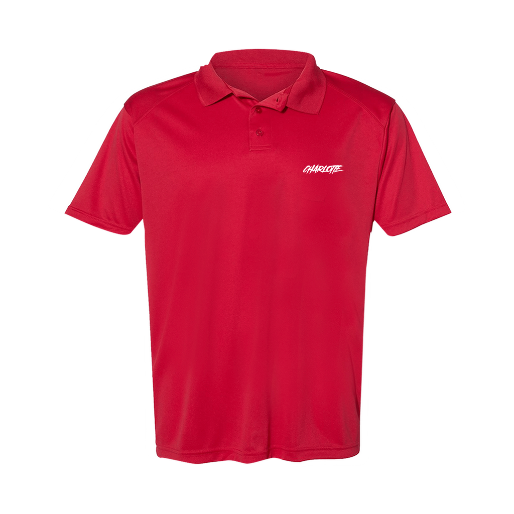 Men's  "Charlotte" Poly Buttoned Polo