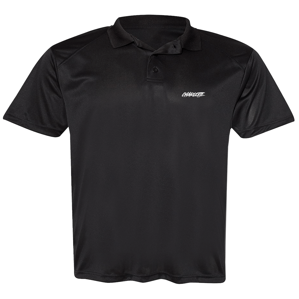 Men's  "Charlotte" Poly Buttoned Polo