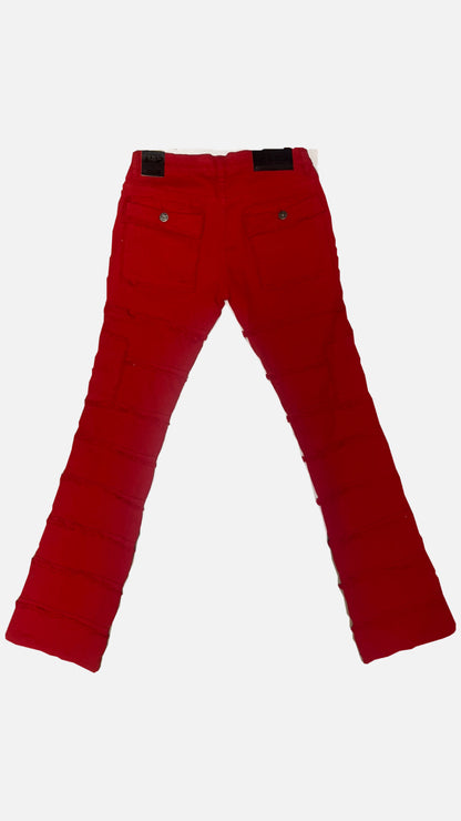 Stacked Jeans “Fire Red”