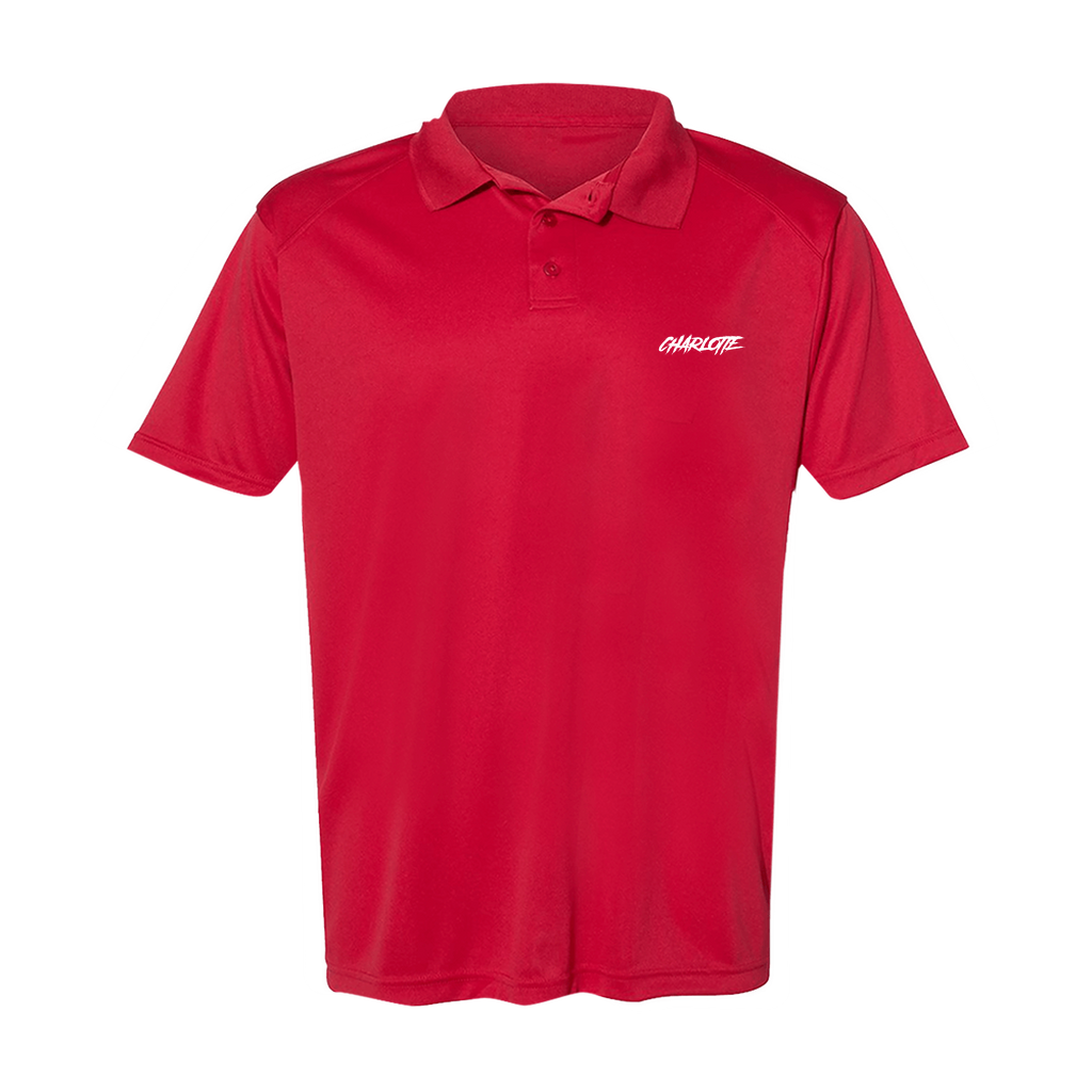 Men's  "Charlotte" Poly Buttoned Polo