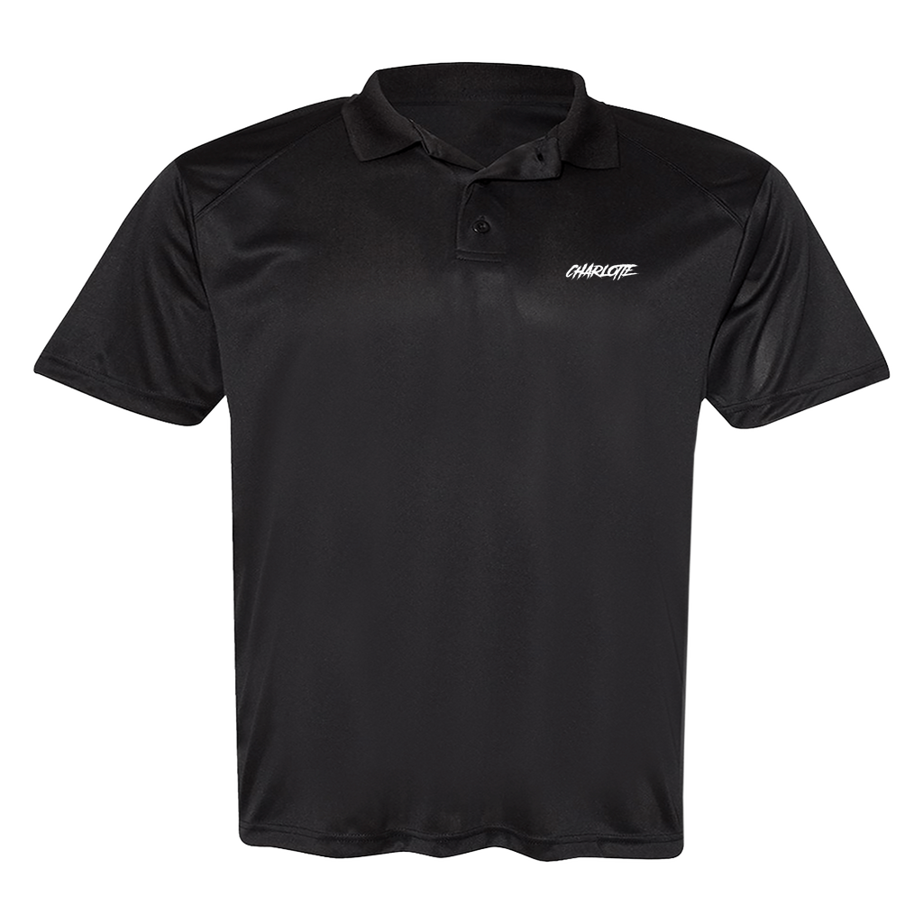 Men's  "Charlotte" Poly Buttoned Polo