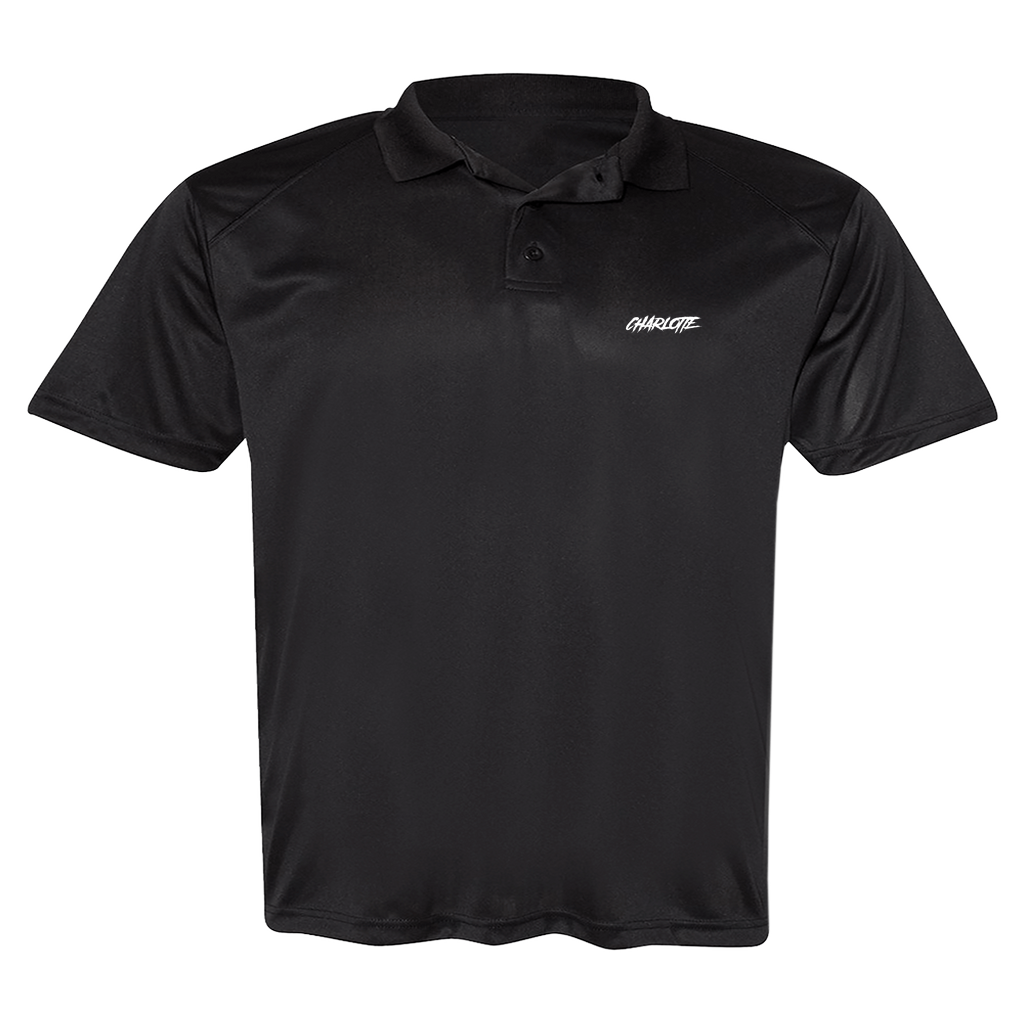 Men's  "Charlotte" Poly Buttoned Polo