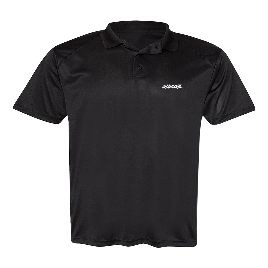 Men's  "Charlotte" Poly Buttoned Polo